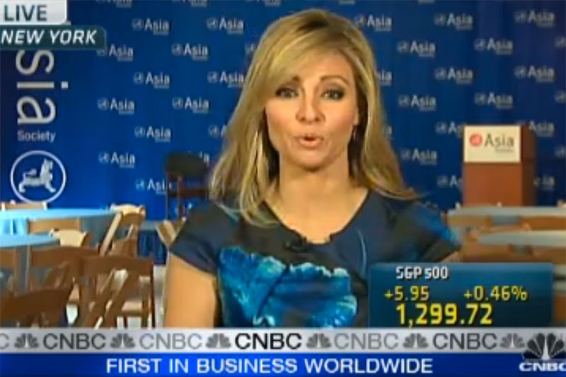 CNBC's Amanda Drury reporting live from the Asia Society in New York on Wednesday, March 23, 2011.