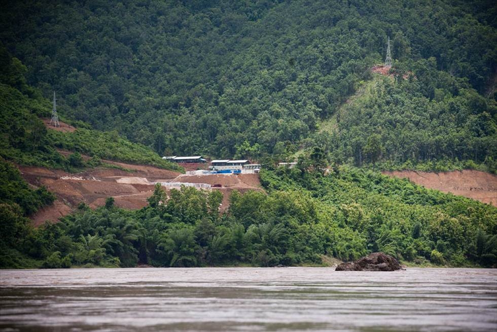 The site of the proposed Xayaburi Dam in Laos on July 22, 2011. The dam was at the middle of one of several "micro-disputes" in Southeast Asia in 2011. (Flickr/International Rivers)