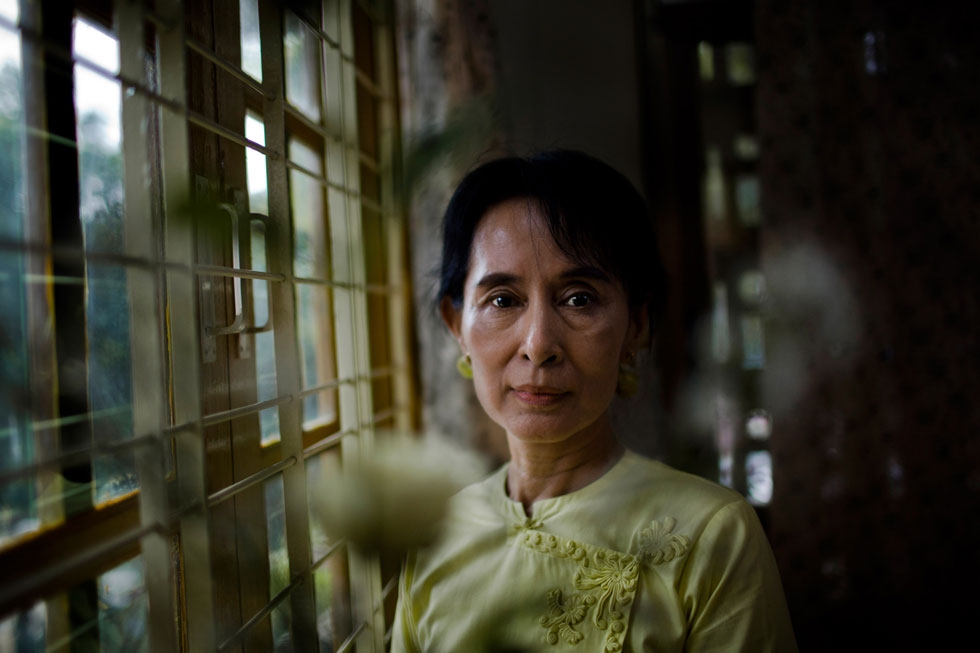 Aung San Suu Kyi. (Drn/Getty Images)