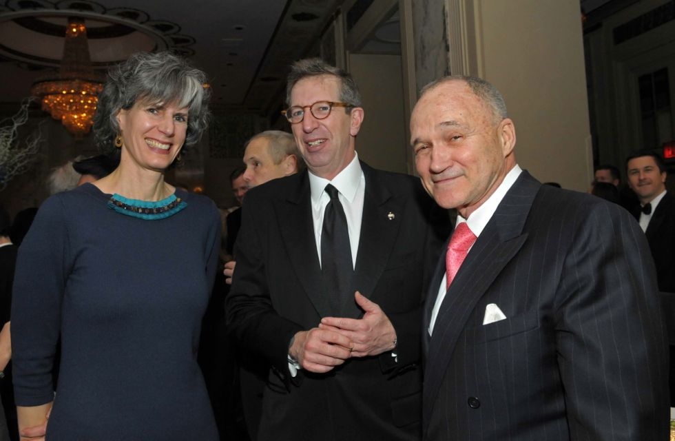 From left, Kate Levin, Commissioner of the New York City Department of Cultural Affairs, Bill Rudin, Chairman of Rudin Management, and Ray Kelly, Commissioner of the New York City Police Department. (Elsa Ruiz)