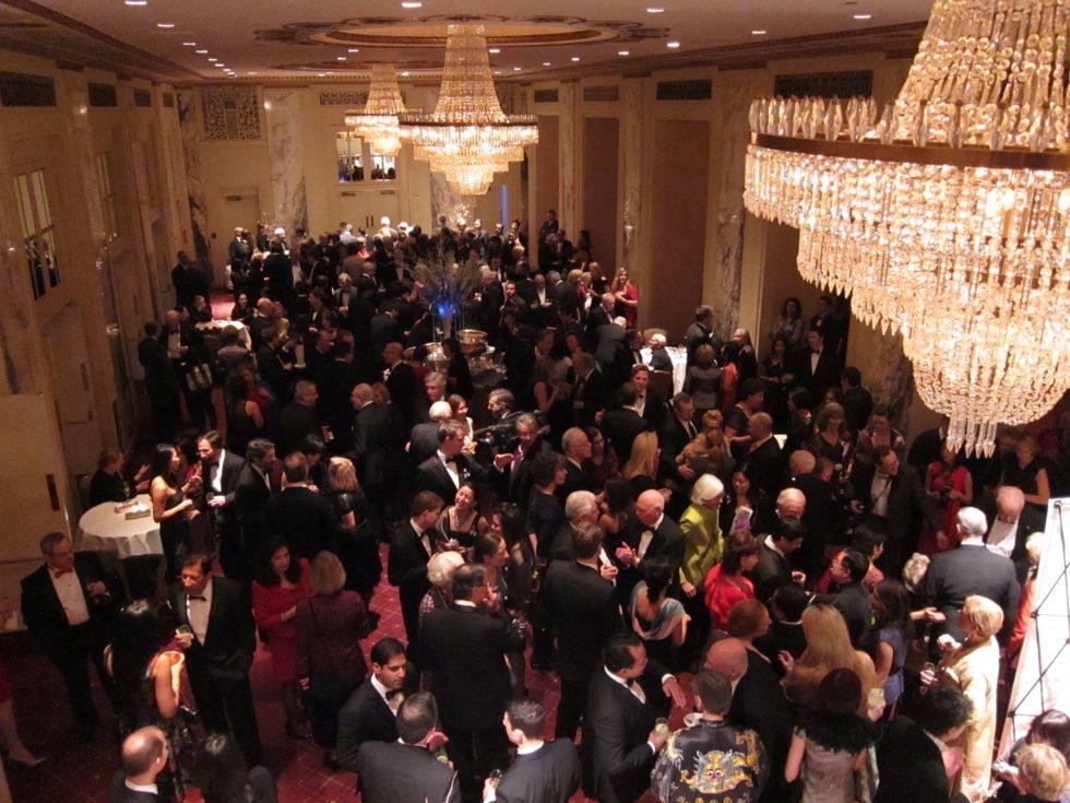 Cocktail reception in the East Foyer of the Waldorf=Astoria. (Bill Swersey)