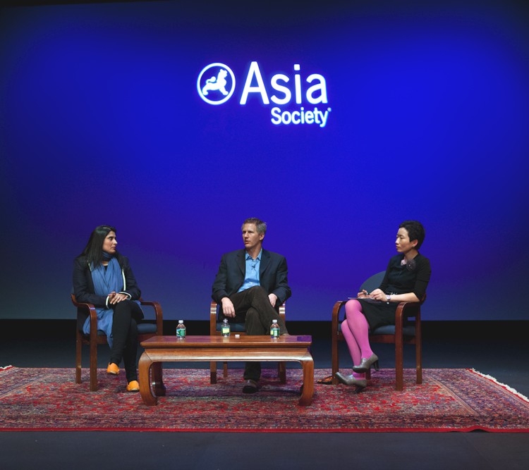L to R: Sharmeen Obaid-Chinoy, Daniel Junge and La Frances Hui. (Suzanna Finley)