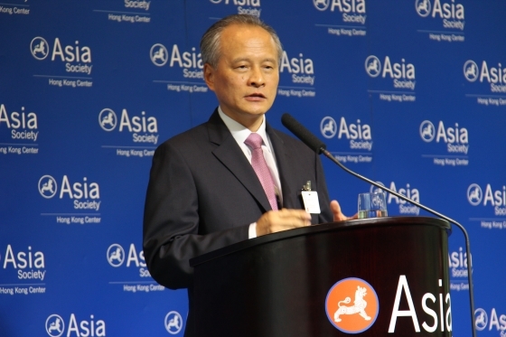 China's Vice Minister of Foreign Affairs Cui Tiankai in Hong Kong on July 5, 2012. (Asia Society Hong Kong Center)