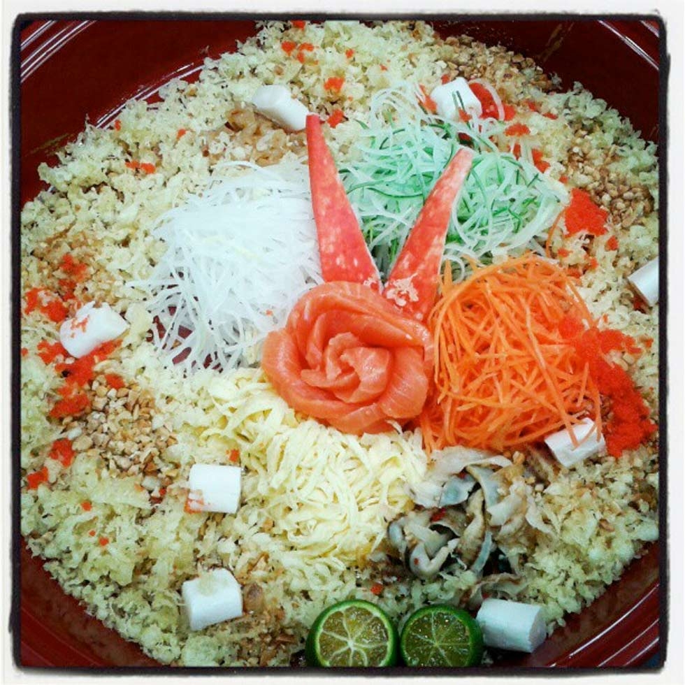 40. "Yee Sang on 7th day of CNY." (easteryeoh)