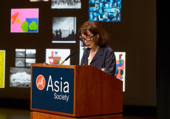"Iran Modern" cocurator Fereshteh Daftari at Asia Society New York on Sept. 10, 2013. (Elsa Ruiz/Asia Society) 