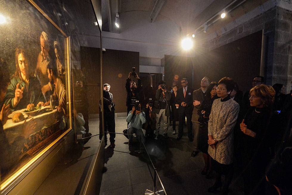 'Light and Shadows — Caravaggio • The Italian Baroque Master' enthralled visitors to Asia Society Hong Kong from March 12 to April 13, 2014. (Asia Society)