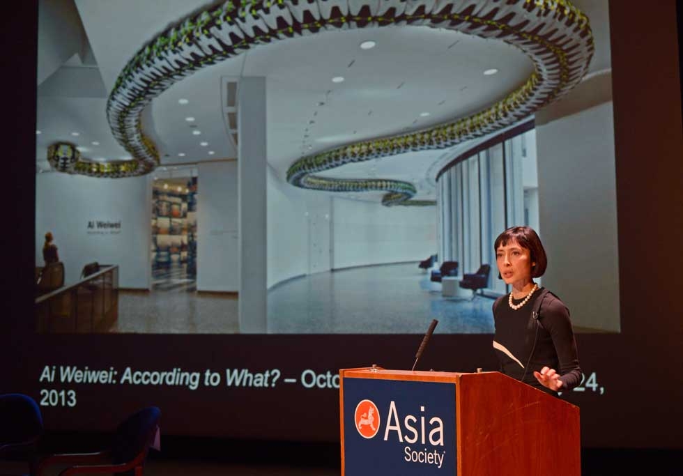 Hirshhorn Museum and Sculpture Garden Director Melissa Chiu at Asia Society New York on January 29, 2014. (Elsa Ruiz/Asia Society)