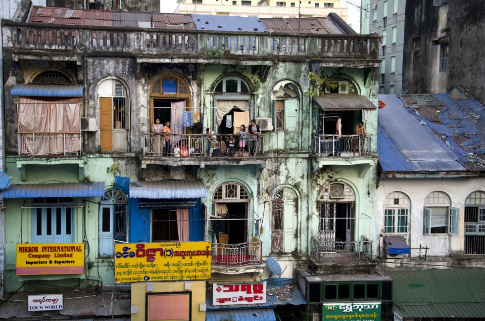 Old town Yangon, 2012. (Geoffrey Hiller)