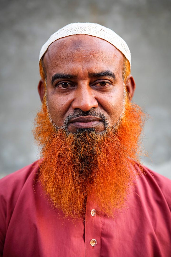 Hajrat Ali matching his outfit to his beard. (GMB Akash)
