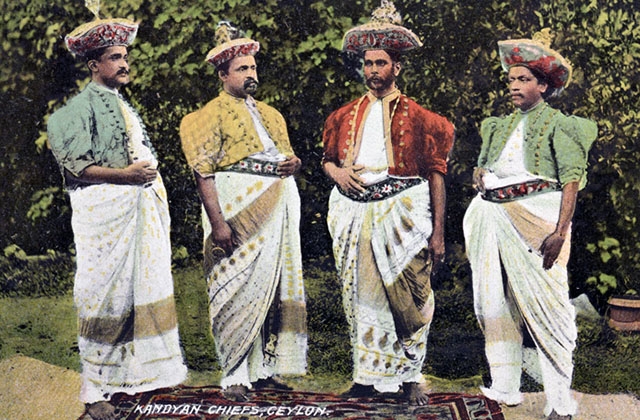"Kandyan chiefs, Ceylon." (Andrée/New York Public Library)