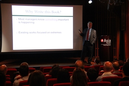 Dean Robert Kennedy of the Ivey Business School at Asia Socitety Hong Kong Center on May 28, 2014. 