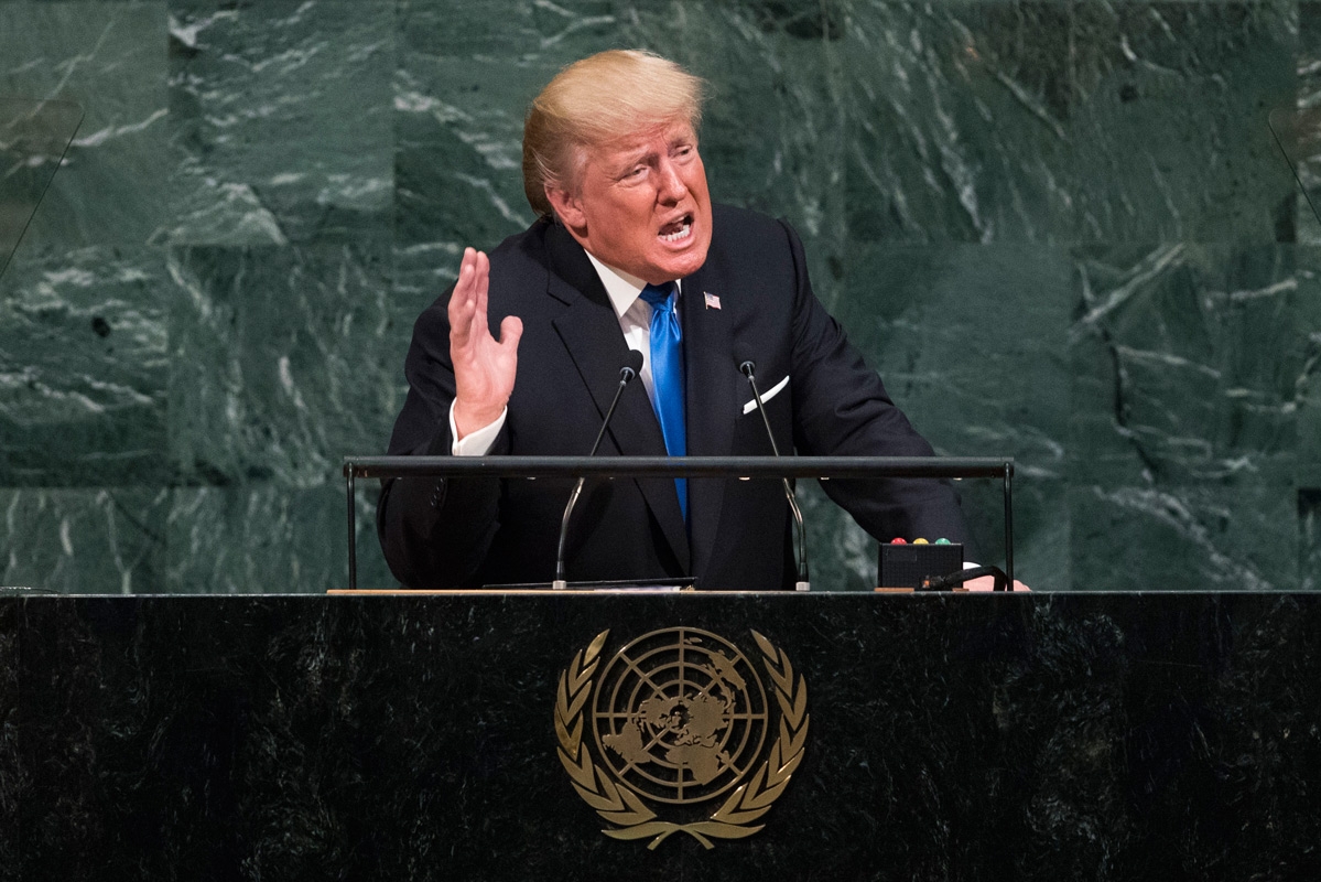 Donald Trump Addresses the United Nations General Assembly