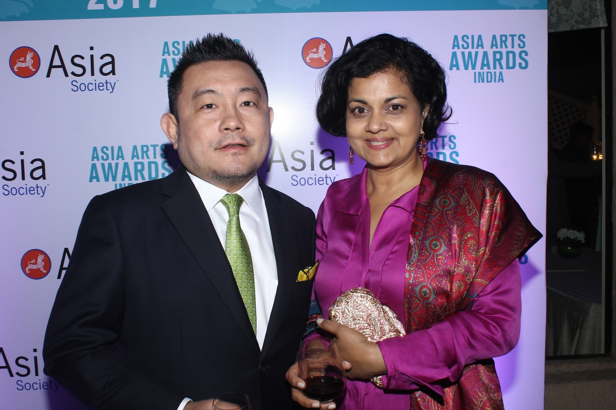 Boon Hui Tan and guest at 2017 Asia Arts Awards India