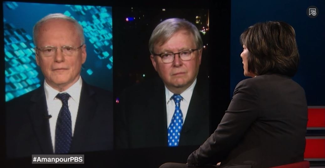 James Jeffrey and Kevin Rudd on Amanpour PBS
