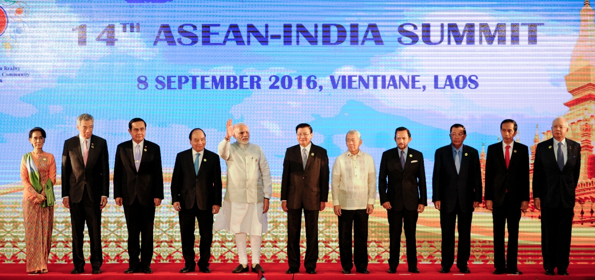Heads of state at the 14th ASEAN-India Summit