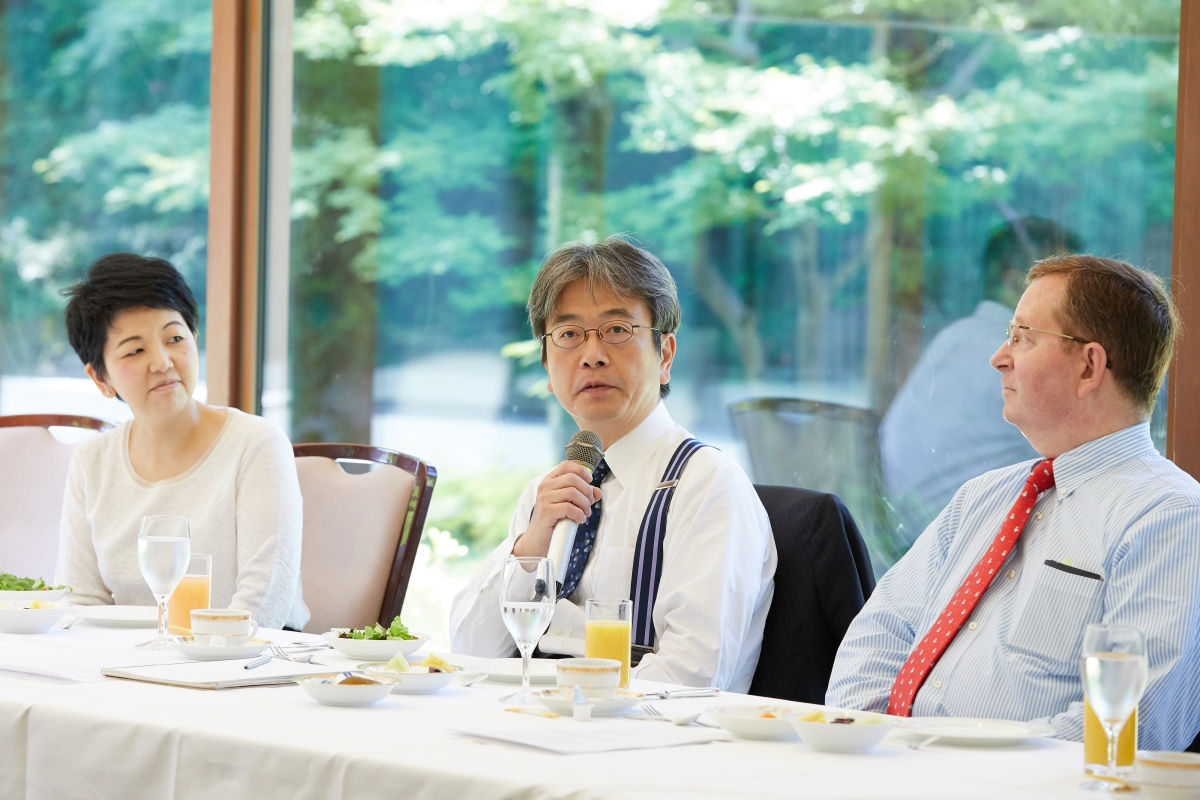 Katsuo Ogata, Asia Society Japan Center , Fifield breakfast