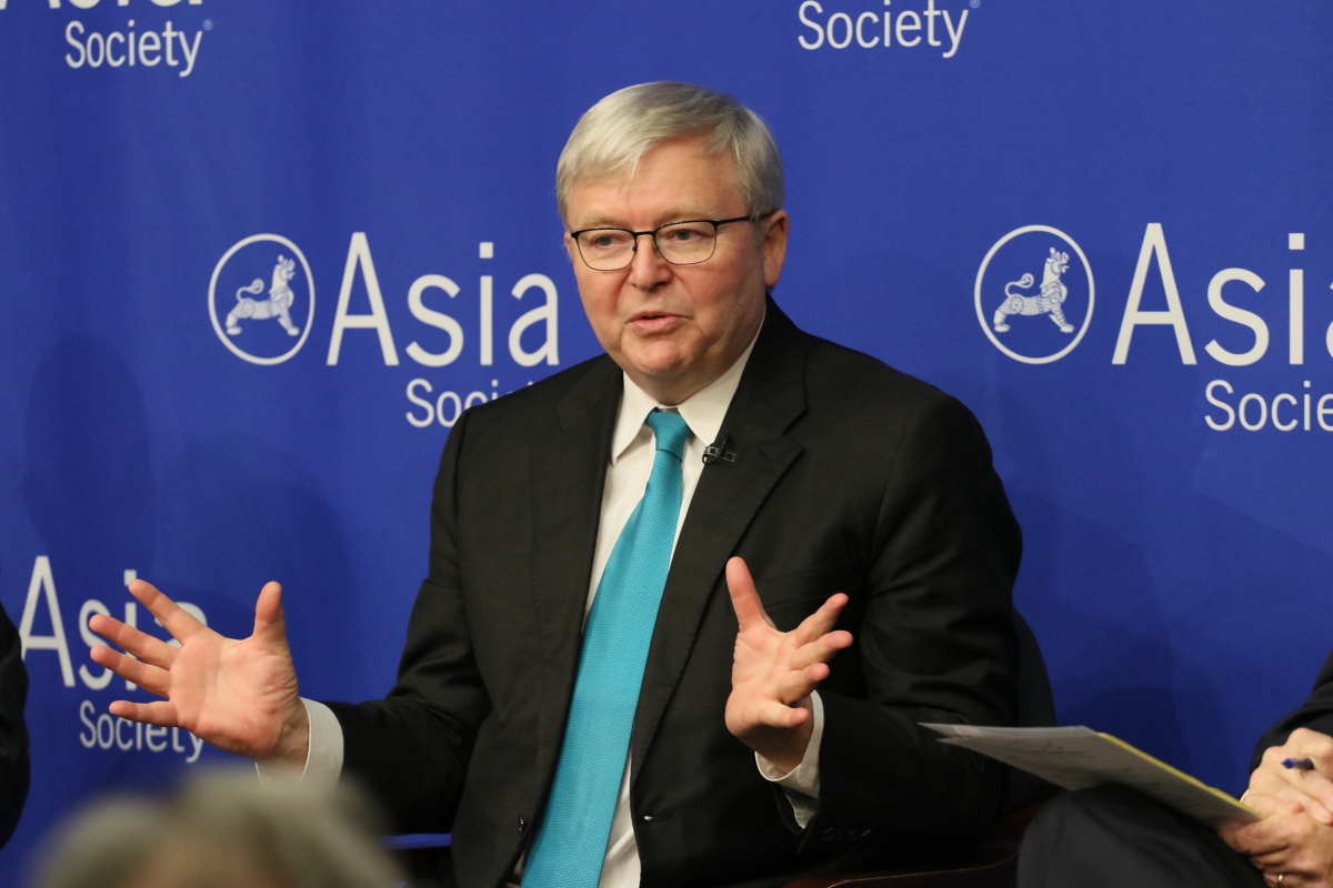 Kevin Rudd at Asia Society