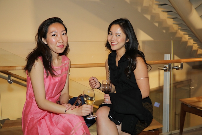 Guests at Asia Society's Ink and Drink party. 