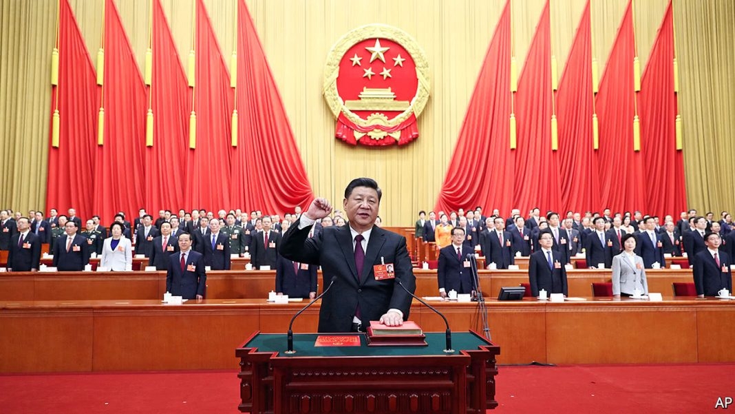 Xi Jinping at 13 party congress