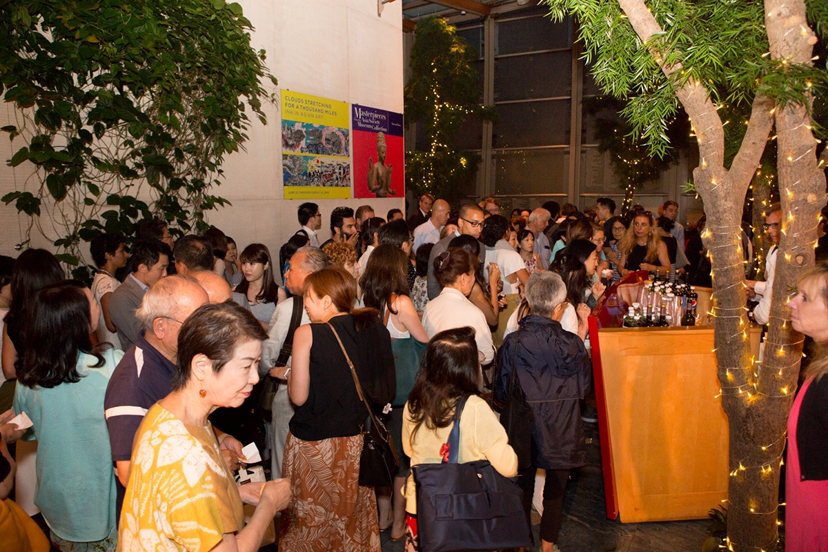 Attendees at the reception for 'A Whale of a Tale' at Asia Society New York