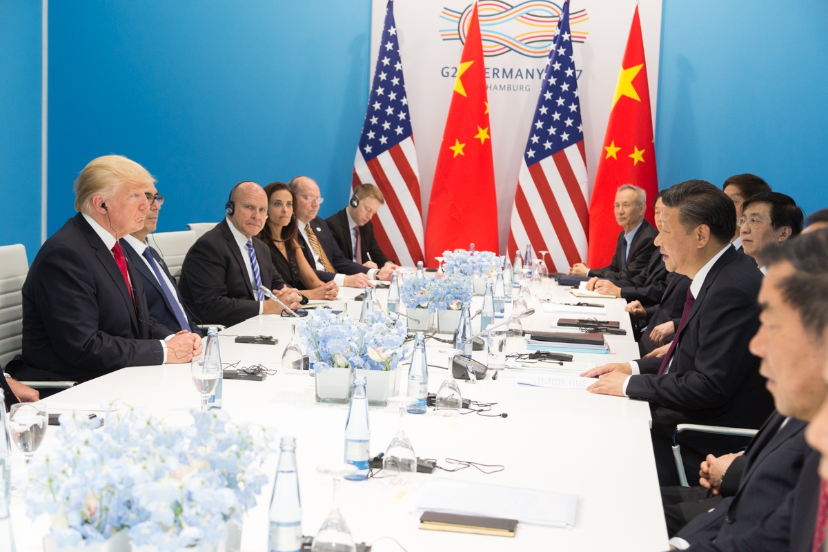 Donald J. Trump and Xi Jinping at the G20 Summit