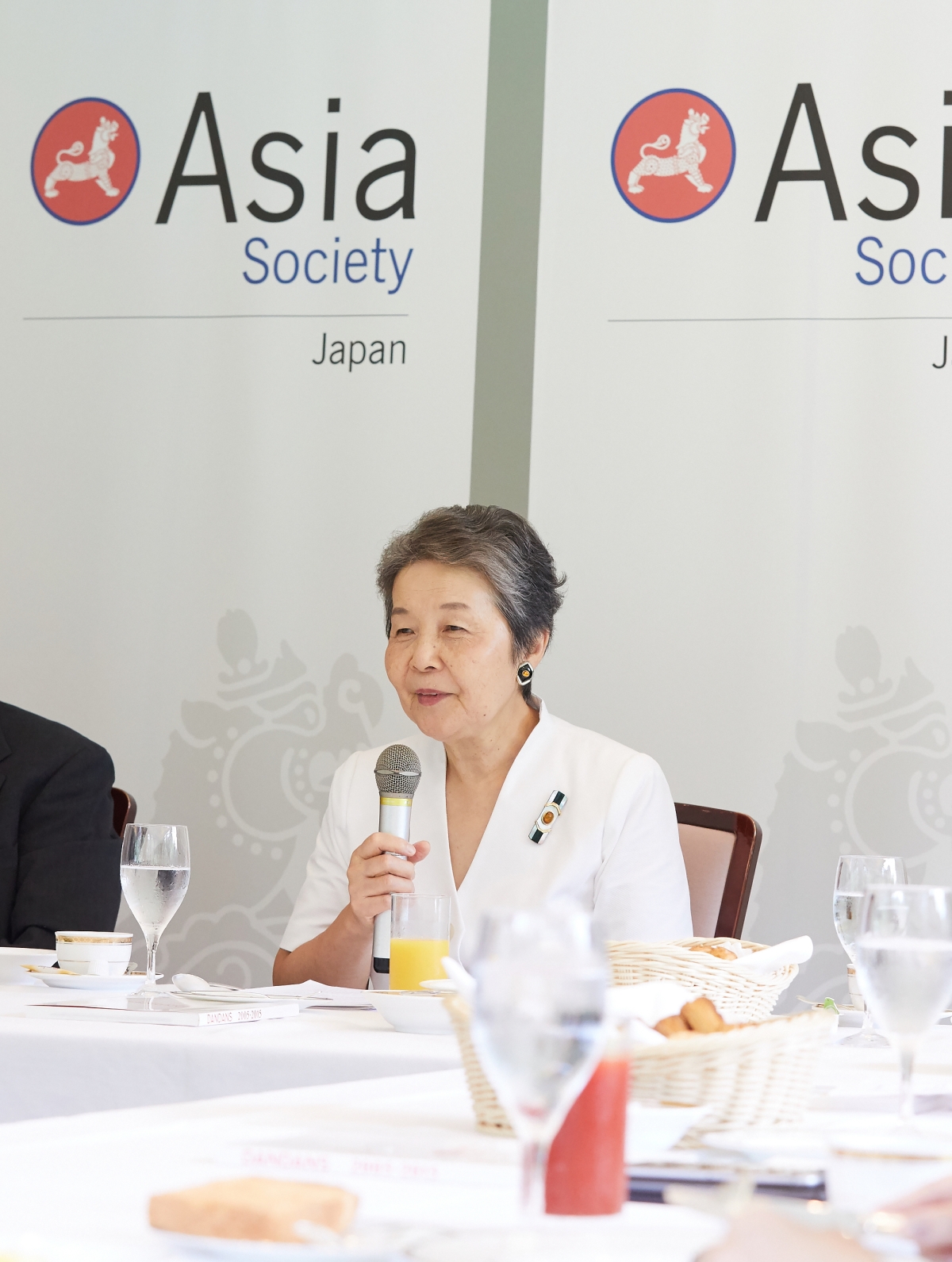 Kazuko Aso Breakfast Meeting Asia Society Japan