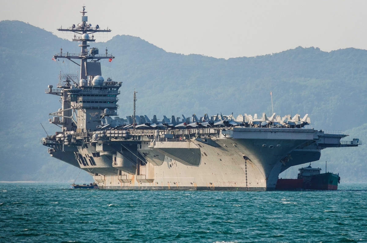 USS Carl Vinson visits Vietnam.