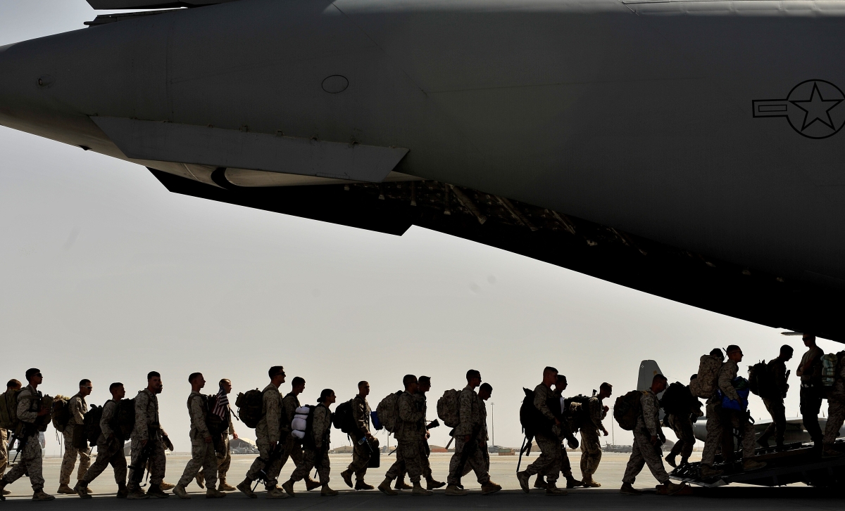 U.S. Troops leaving Afghanistan