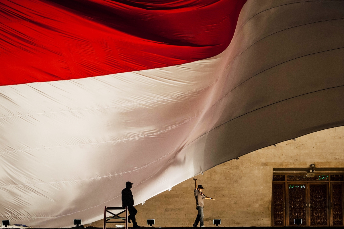 The National Museum of Indonesia during the people celebration known as 'Pesta Rakyat' 