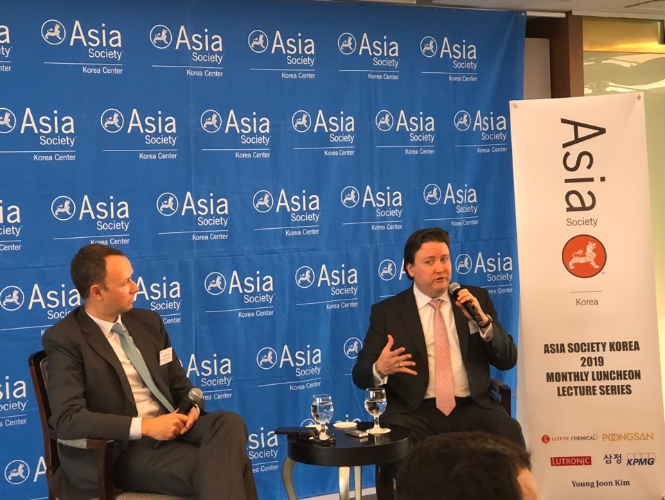 Mr. Alastair Gale, The Wall Street Journal and Mr. Marc Knapper, the Acting Deputy Assistant U.S. Secretary of State for Japan and Korea