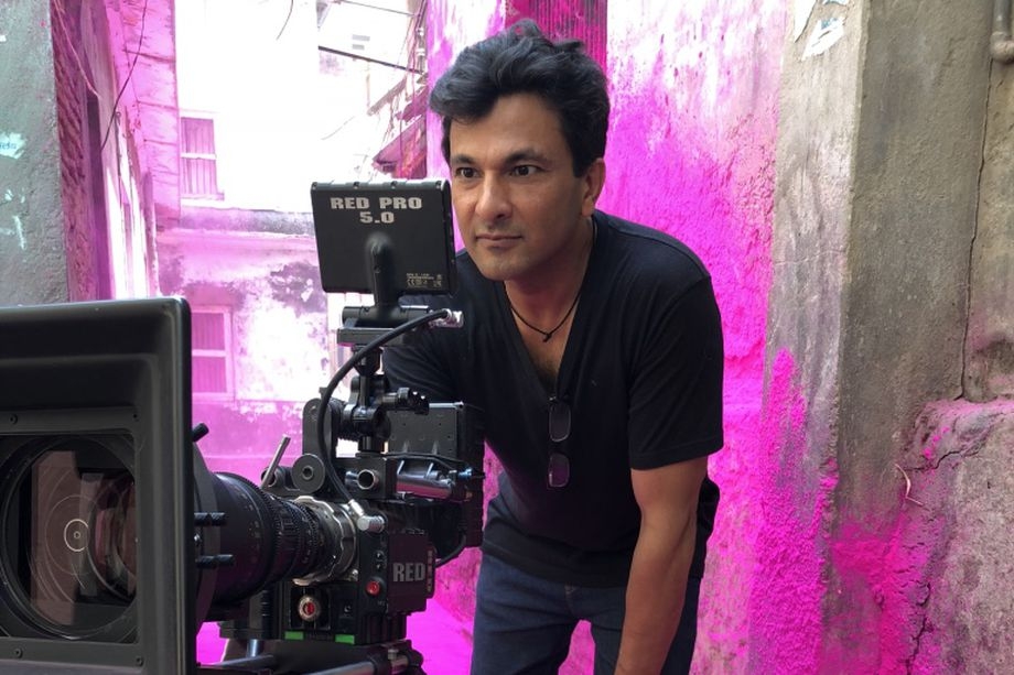 Vikas Khanna on set at The Last Color 