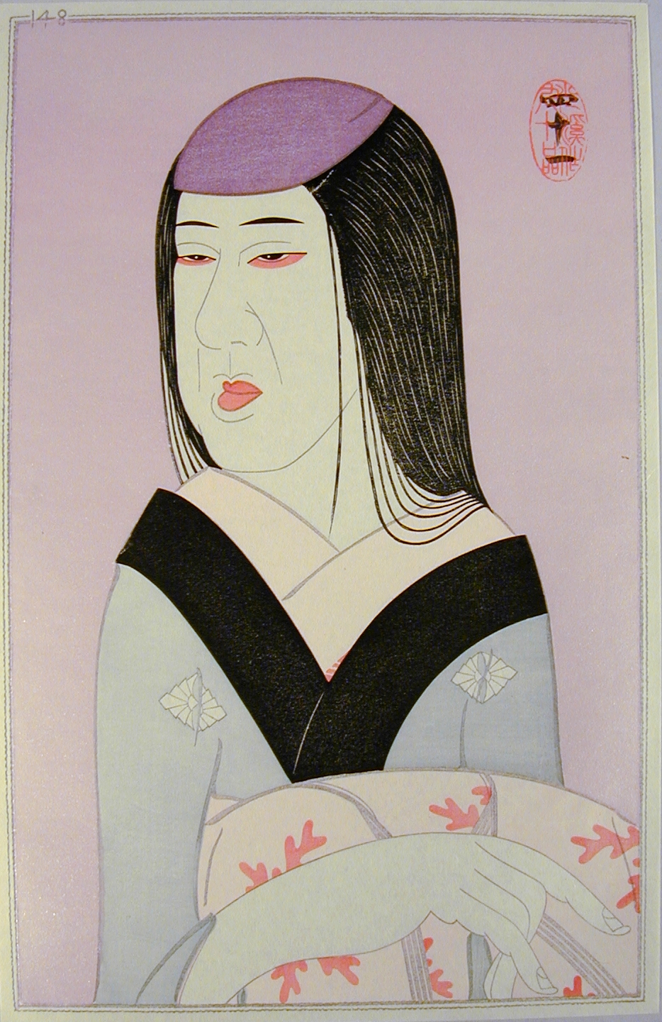 Bandō Tamasaburō V by Tsuruya Kōkei