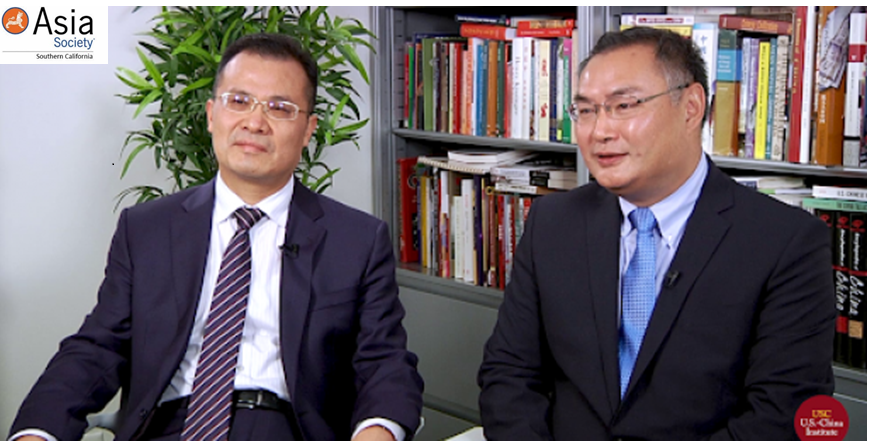 Ambassador Zhao Weiping and Zhang Ping