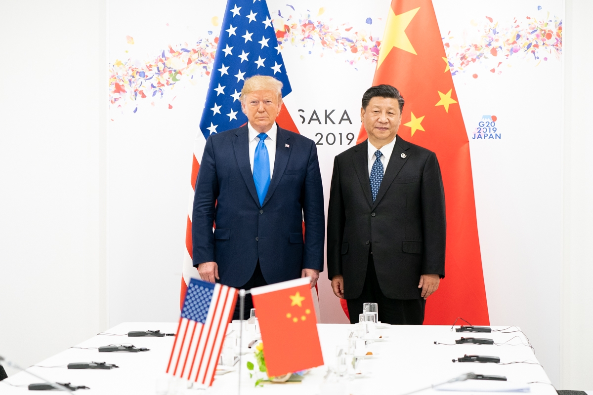 Trump and Xi in Osaka