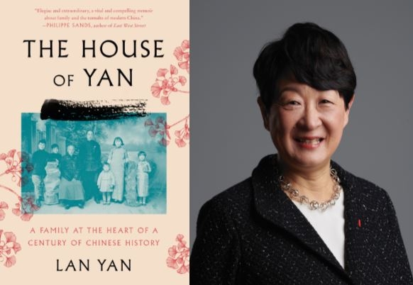 Lan Yan and book cover