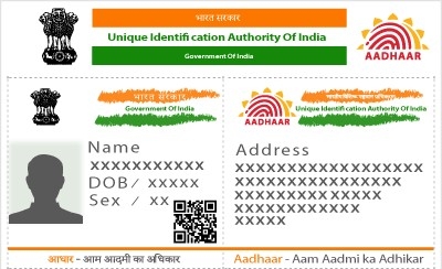 A sample of India's Aadhaar card