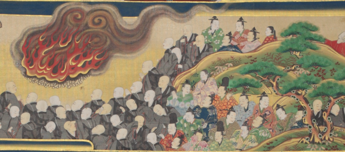 The Illustrated Life of Shinran Shōnin (detail). Japan. Edo period, 1699.