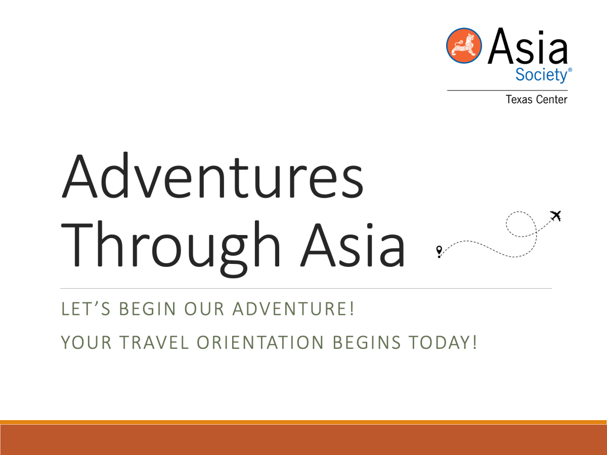 At-Home Adventures: Intro to Asia Cover Page