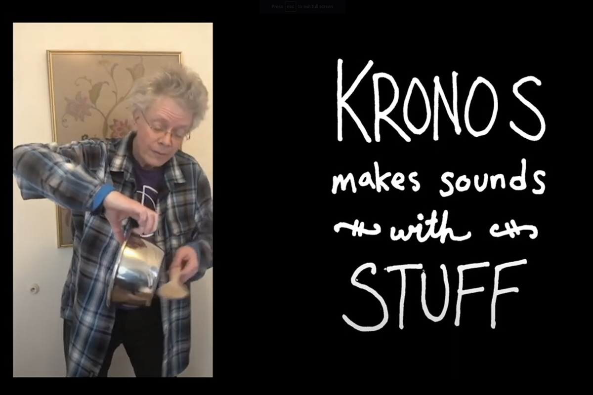 Kronos Makes Sounds with Stuff