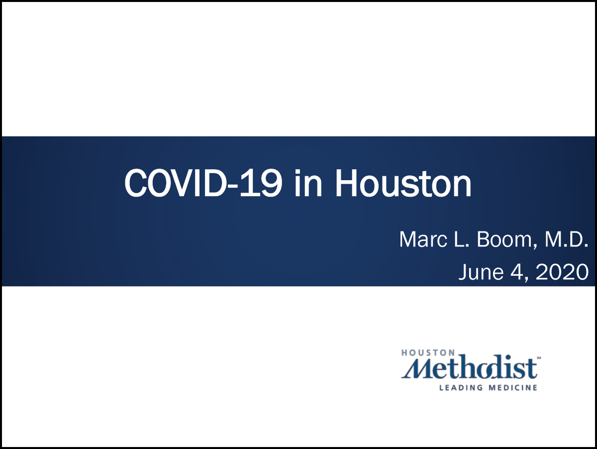 Houston Methodist COVID-19 Overview June 4 2020