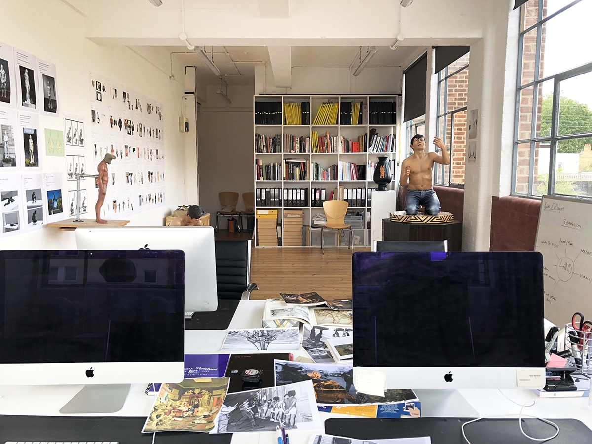 Inside the studio of Reza Aramesh 
