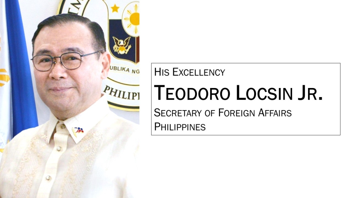 [WEBCAST] Philippines: Secretary of Foreign Affairs Teodoro Locsin Jr ...