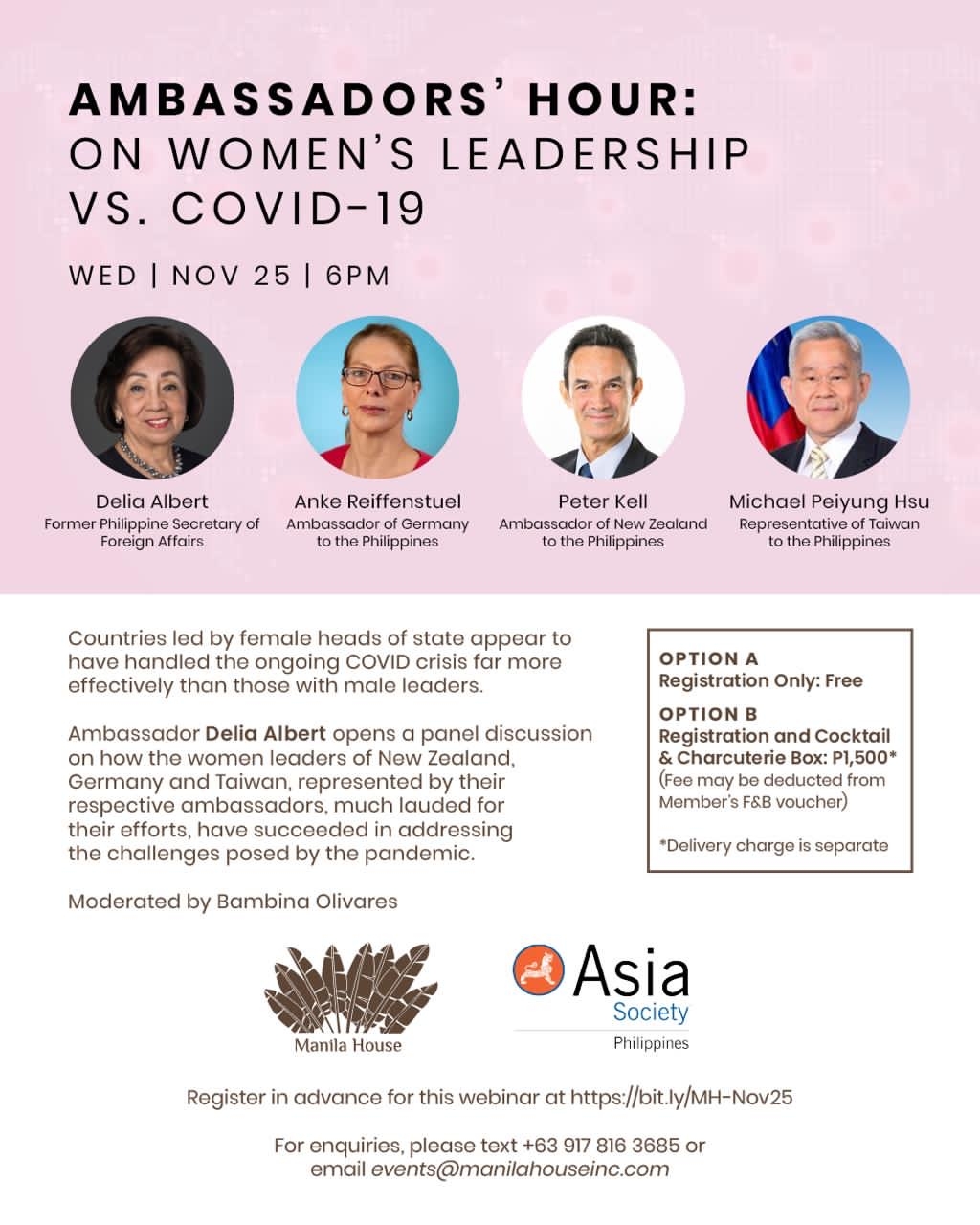 Ambassadors’ Hour: Women Leadership vs COVID
