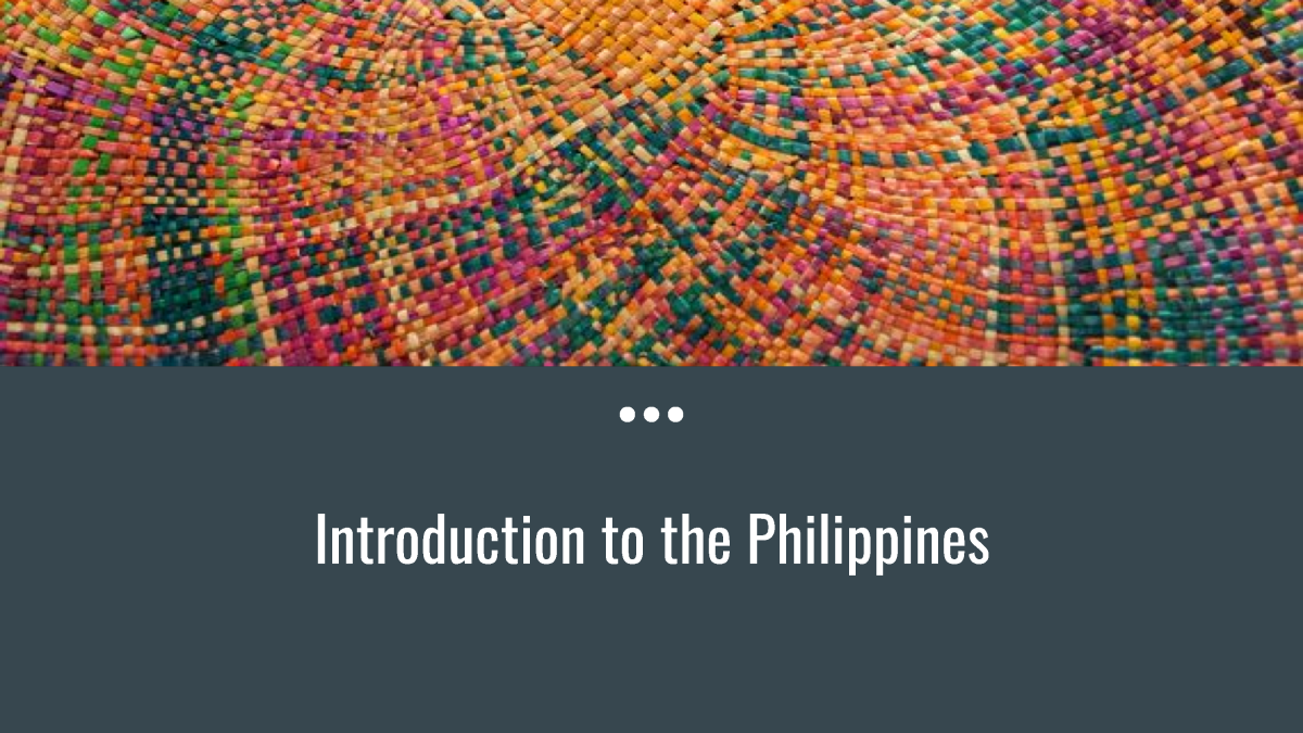 At-Home Adventures: Philippines Day 1 Intro Page