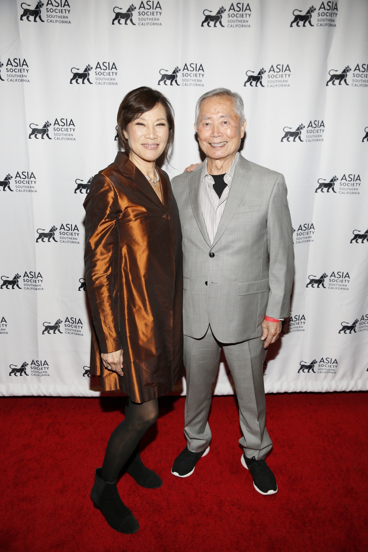 Janet Yang and George Takei