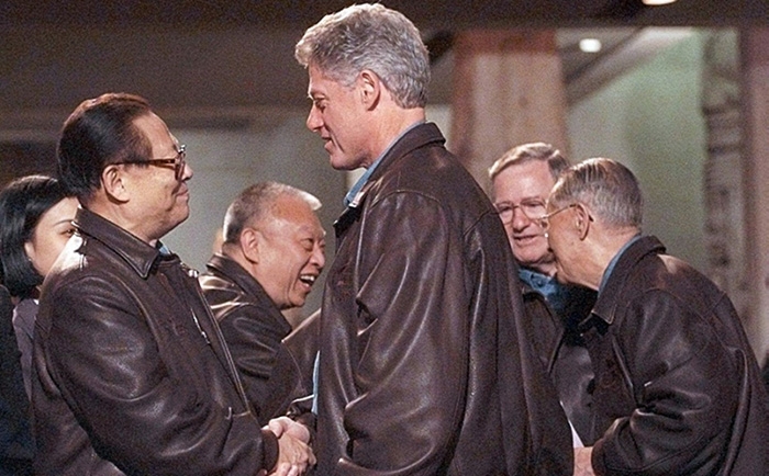 B #47 - Jiang Zemin and Bill Clinton