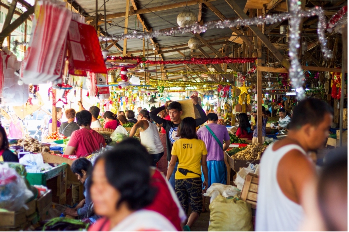 A market in Cebu, the Philippines