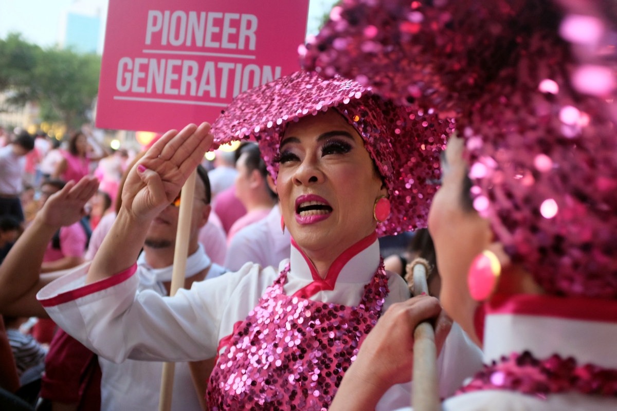 Pink Dot celebration in Singapore