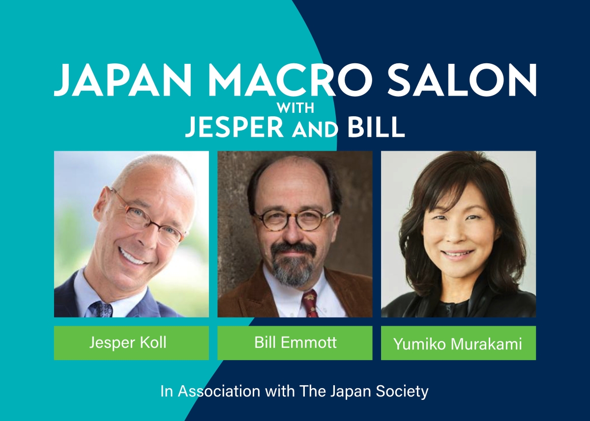 Japan Macro Salon with Jesper and Bill in Association with The Japan Society, June 28, 2022, 8:00 p.m. (JST)