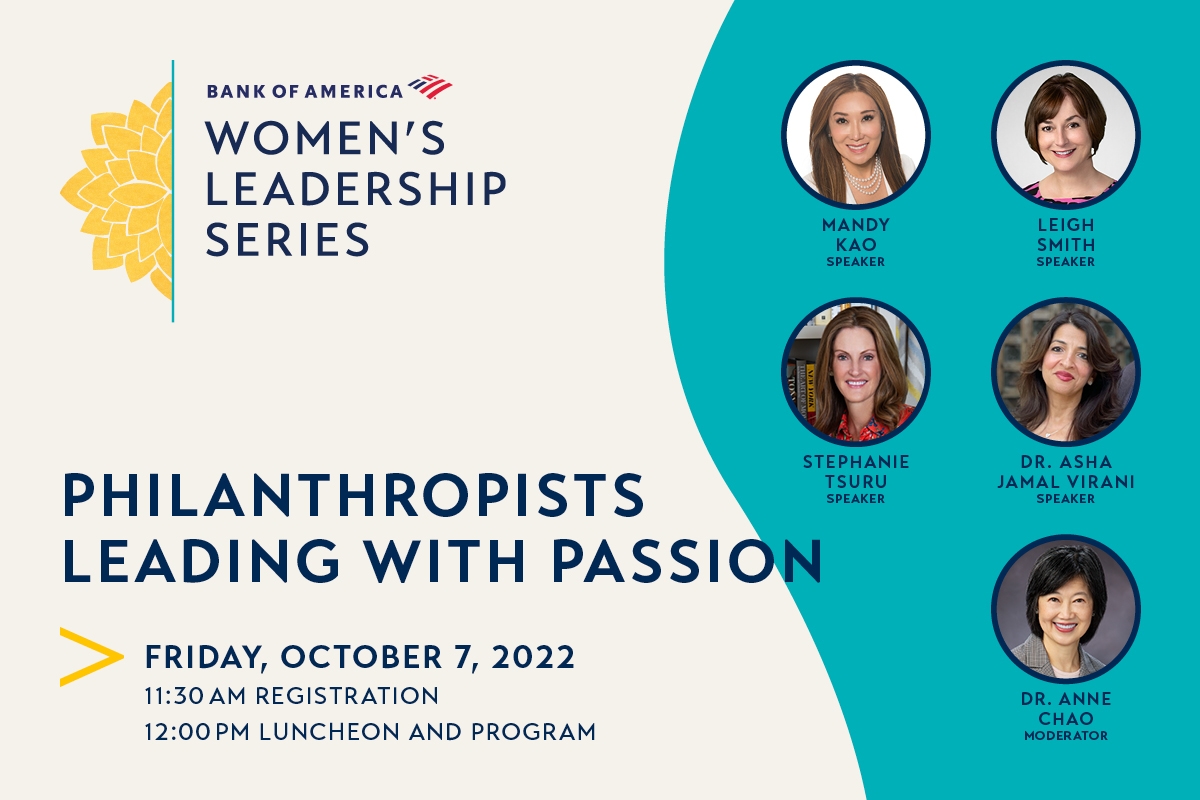 Women's Leadership Series: Philanthropists Leading With Passion